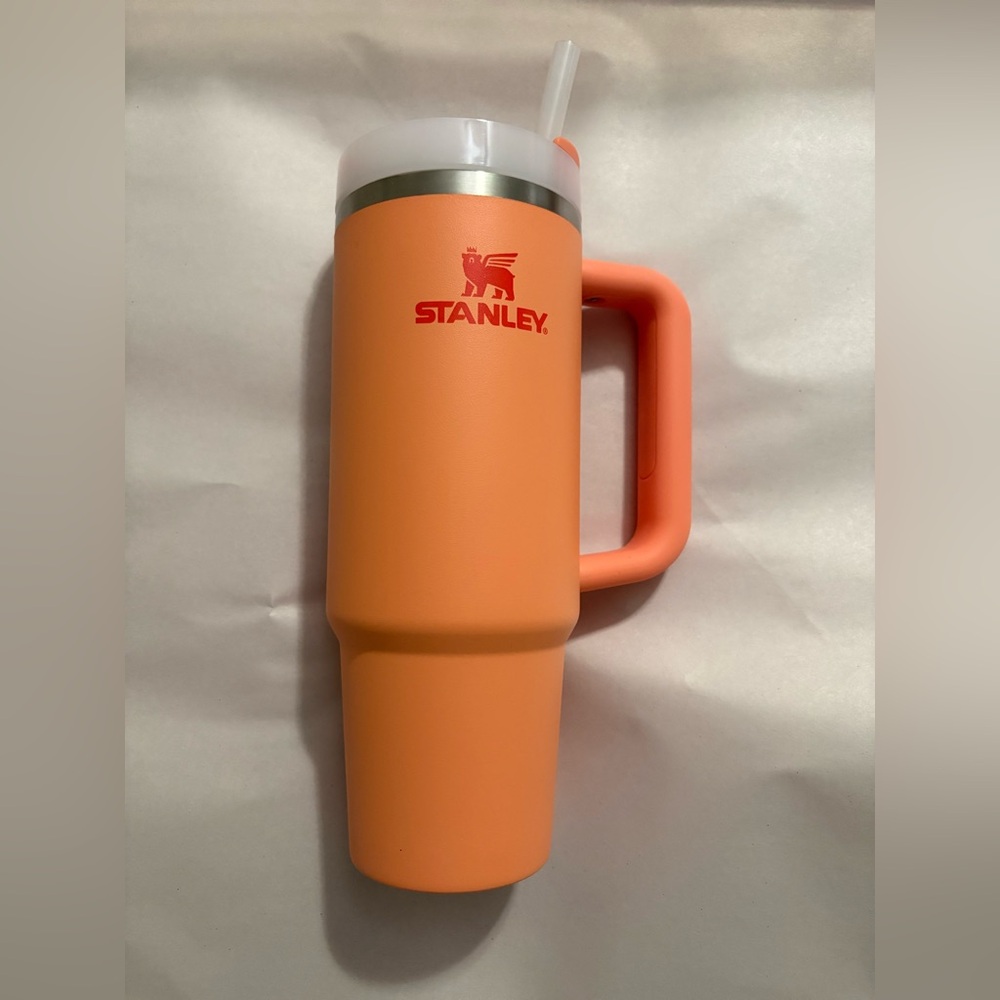 Peachy Orange 30 Oz. Stanley Tumbler